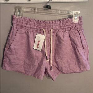 purple beach short, new with tags